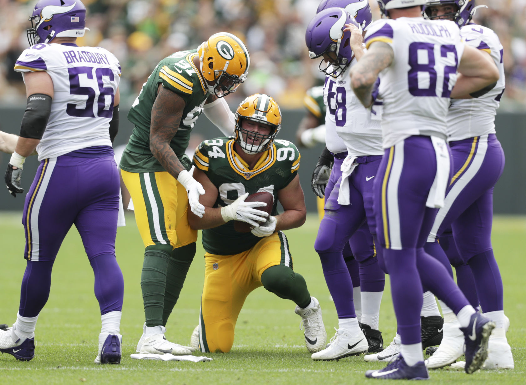Packers 21, Vikings 16
